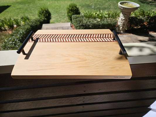 Chevron Stripe Cheese Board