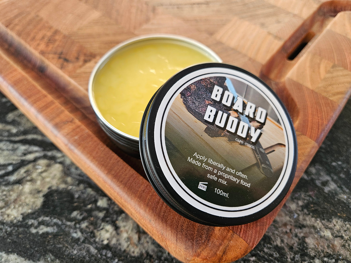Board Buddy  -  Cutting Board Butter by Capo Cuoco (100ml)