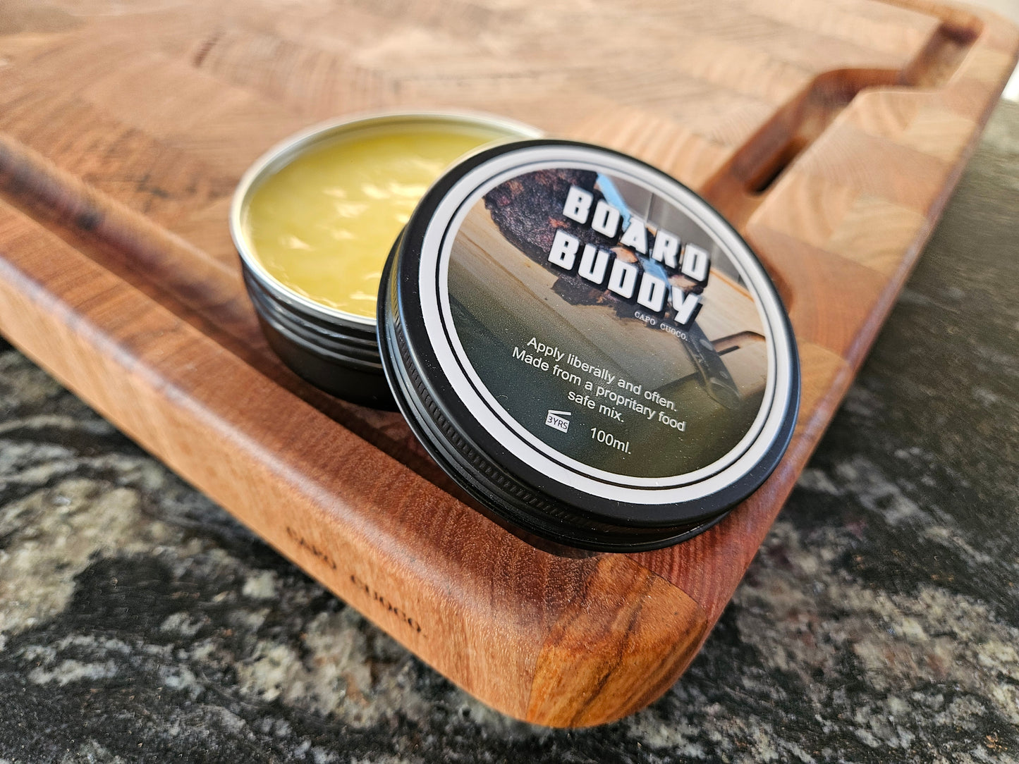 Board Buddy  -  Cutting Board Butter by Capo Cuoco (100ml)