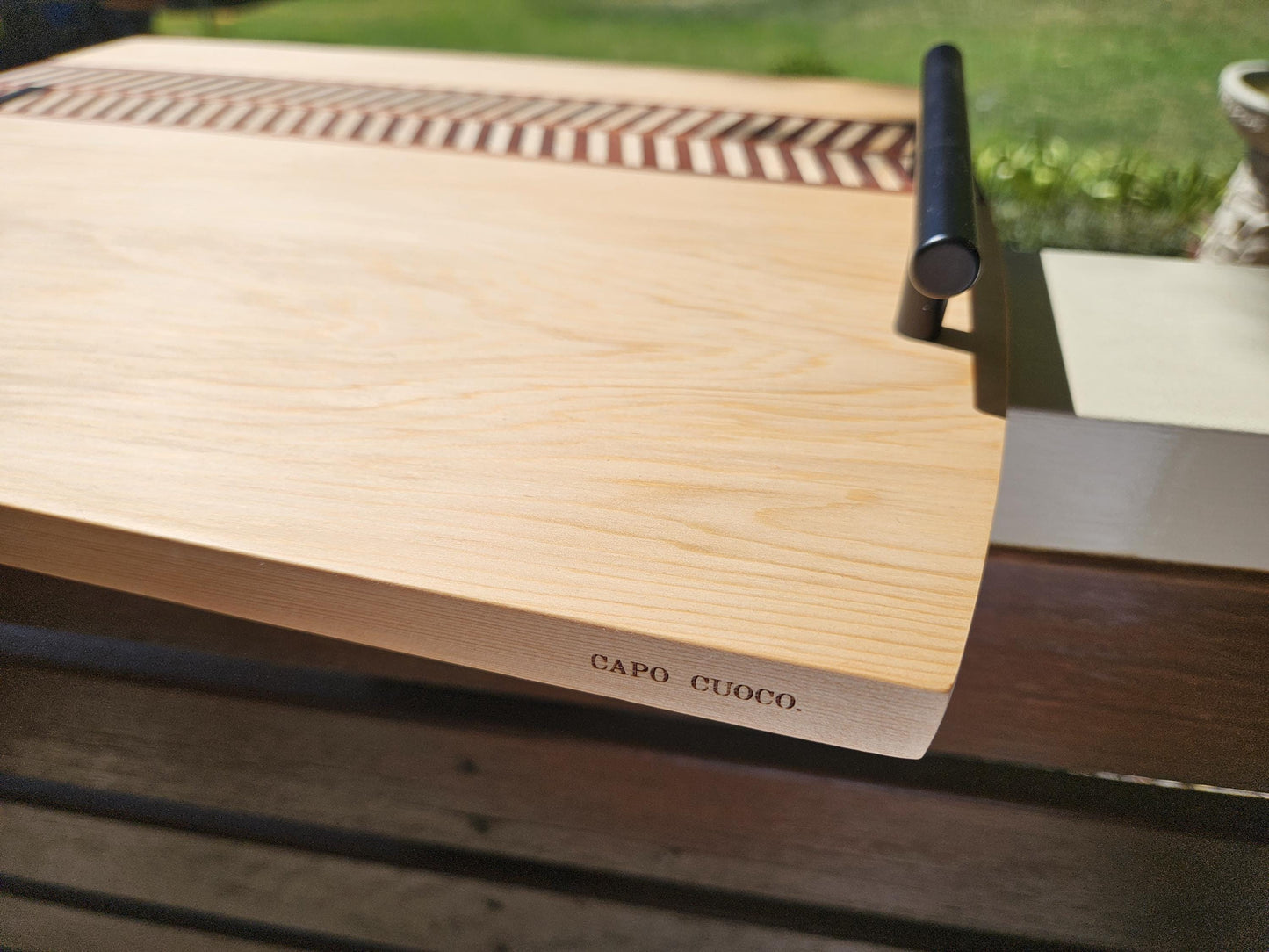 Chevron Stripe Cheese Board